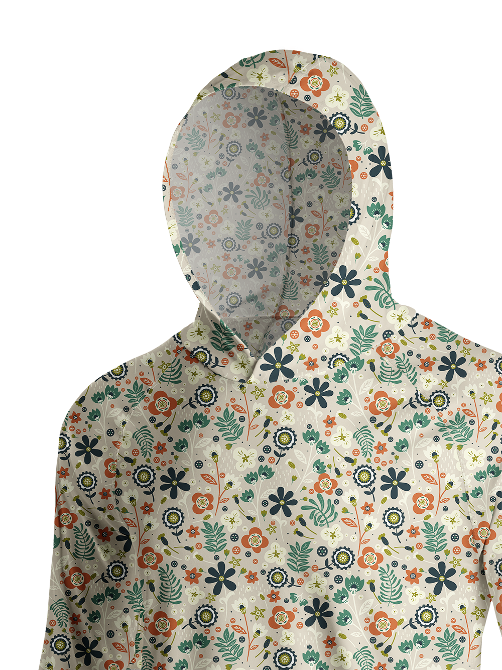 Orionride Flower Ride Long Sleeve Cycling Hoodie Shirt