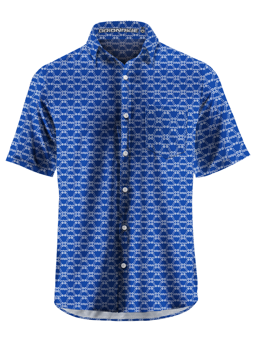 Orionride Gear And Chain Assembly Zipper Pockets Ultra Lightweight Short Sleeves Gravel Shirt
