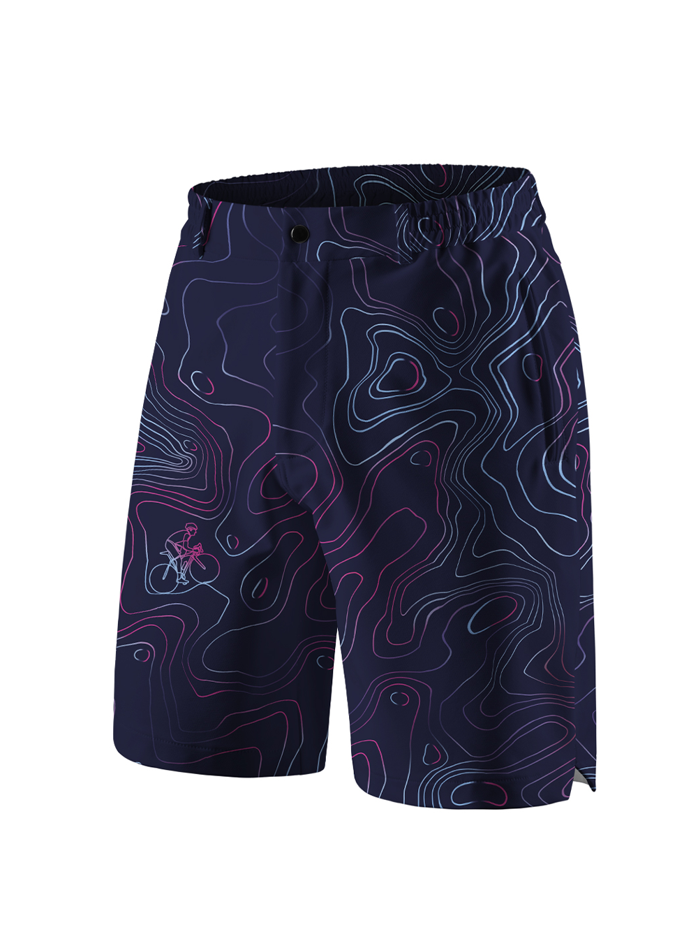 Orionride Contour Ride Cycling Short With 2 Zipper Pockets