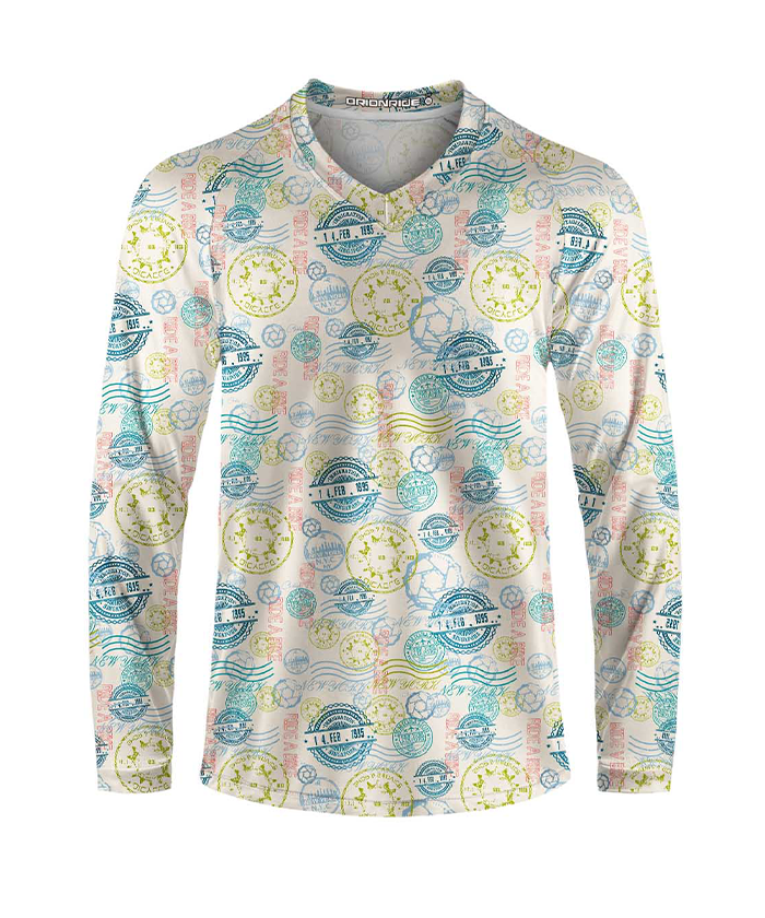 Orionride Color Stamp Long Sleeve Downhill Jersey