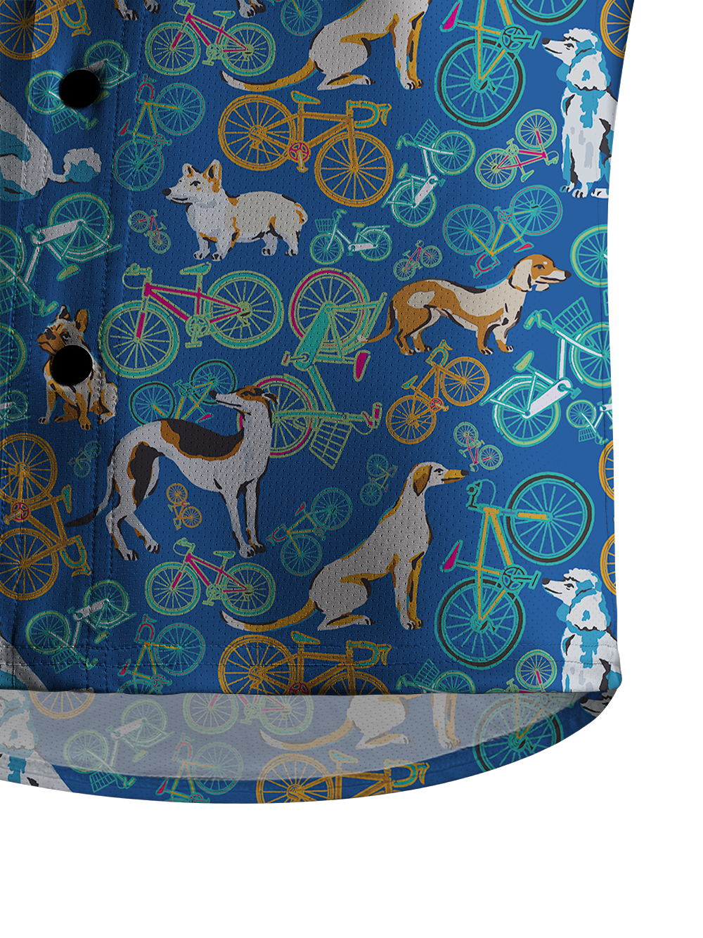 Orionride Pup Ride Men's Stretchy Breathable Long Sleeve Gravel Shirt