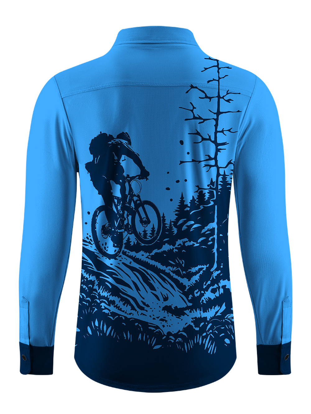 Orionride Wilderness Adventure Men's Stretchy Breathable Long Sleeve Gravel Shirt