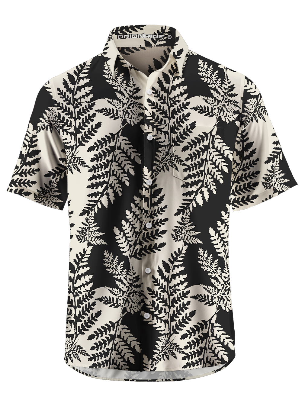 Orionride Fern Green Shadow Zipper Pockets Ultra Lightweight Short Sleeves Gravel Shirt