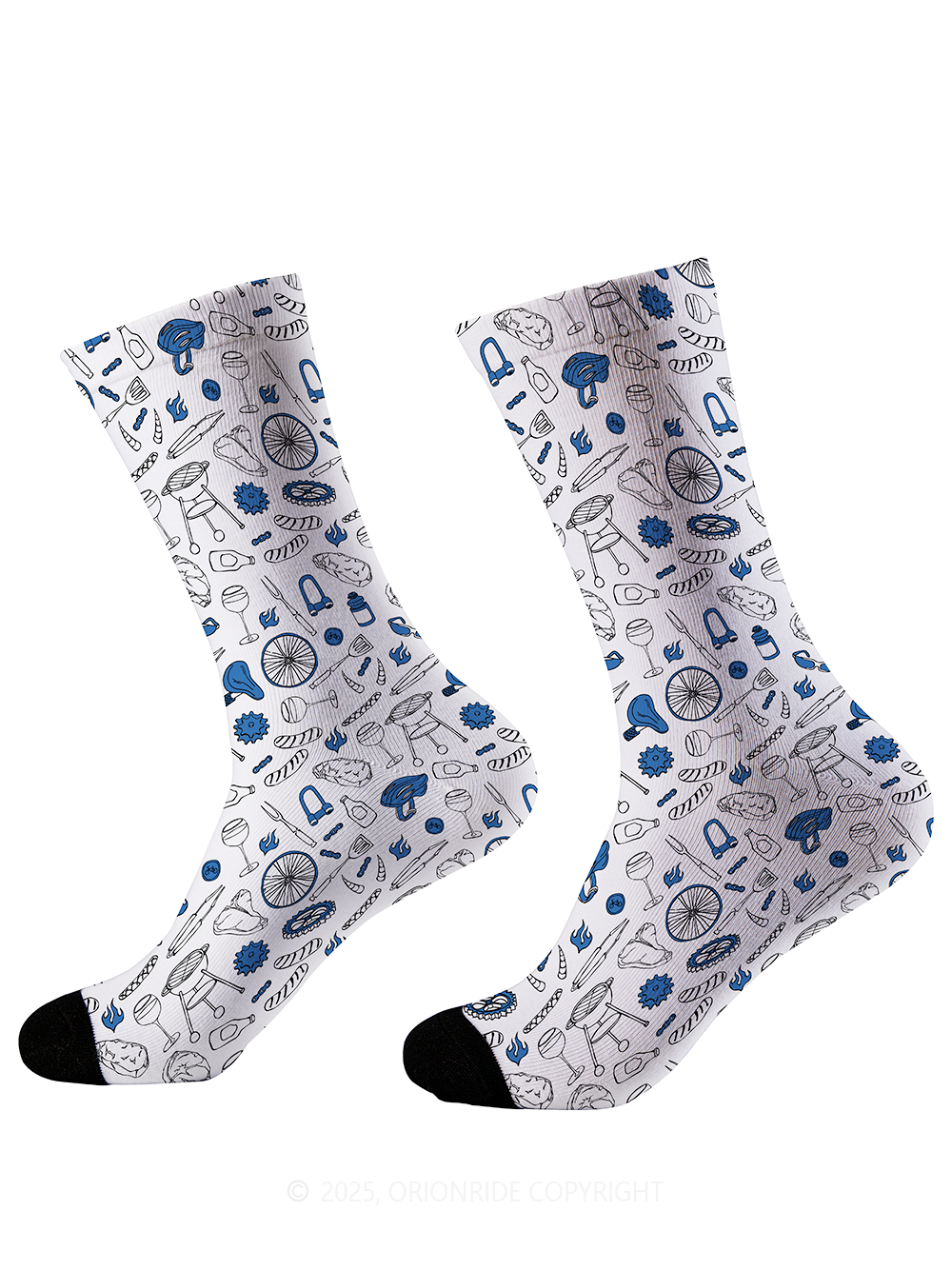 Orionride BBQ Steak Party Cycling Socks