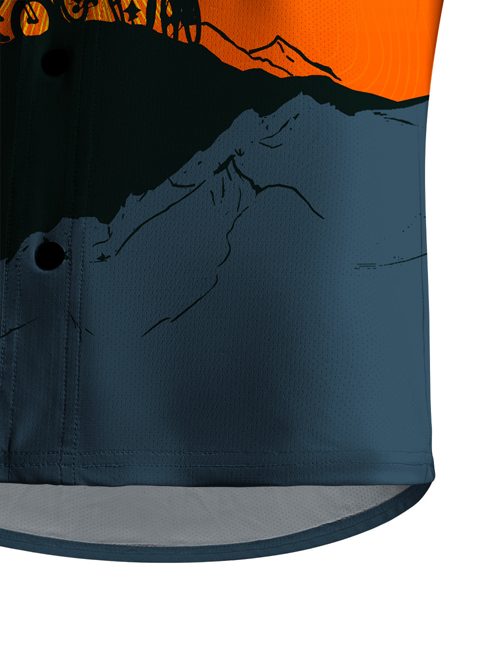 Orionride Sunrise Adventure Men's Stretchy Breathable Long Sleeve Gravel Shirt