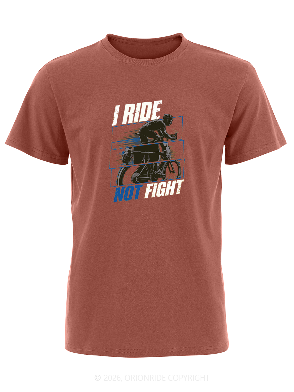 Orionride I Ride Not Fight Short Sleeves Bike T-Shirt