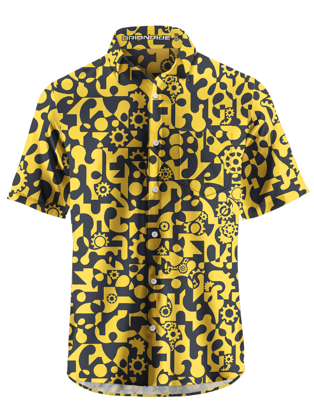 Orionride Gear Puzzle Zipper Pockets Ultra Lightweight Short Sleeves Gravel Shirt