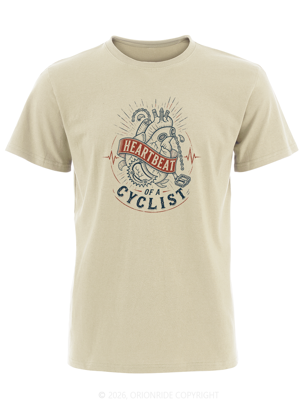 Orionride Mechanical Heart Short Sleeves Bike T-Shirt