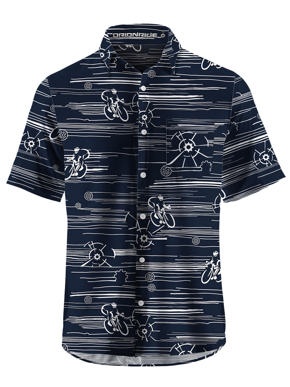 Orionride On The Expedition Zipper Pockets Ultra Lightweight Short Sleeves Gravel Shirt
