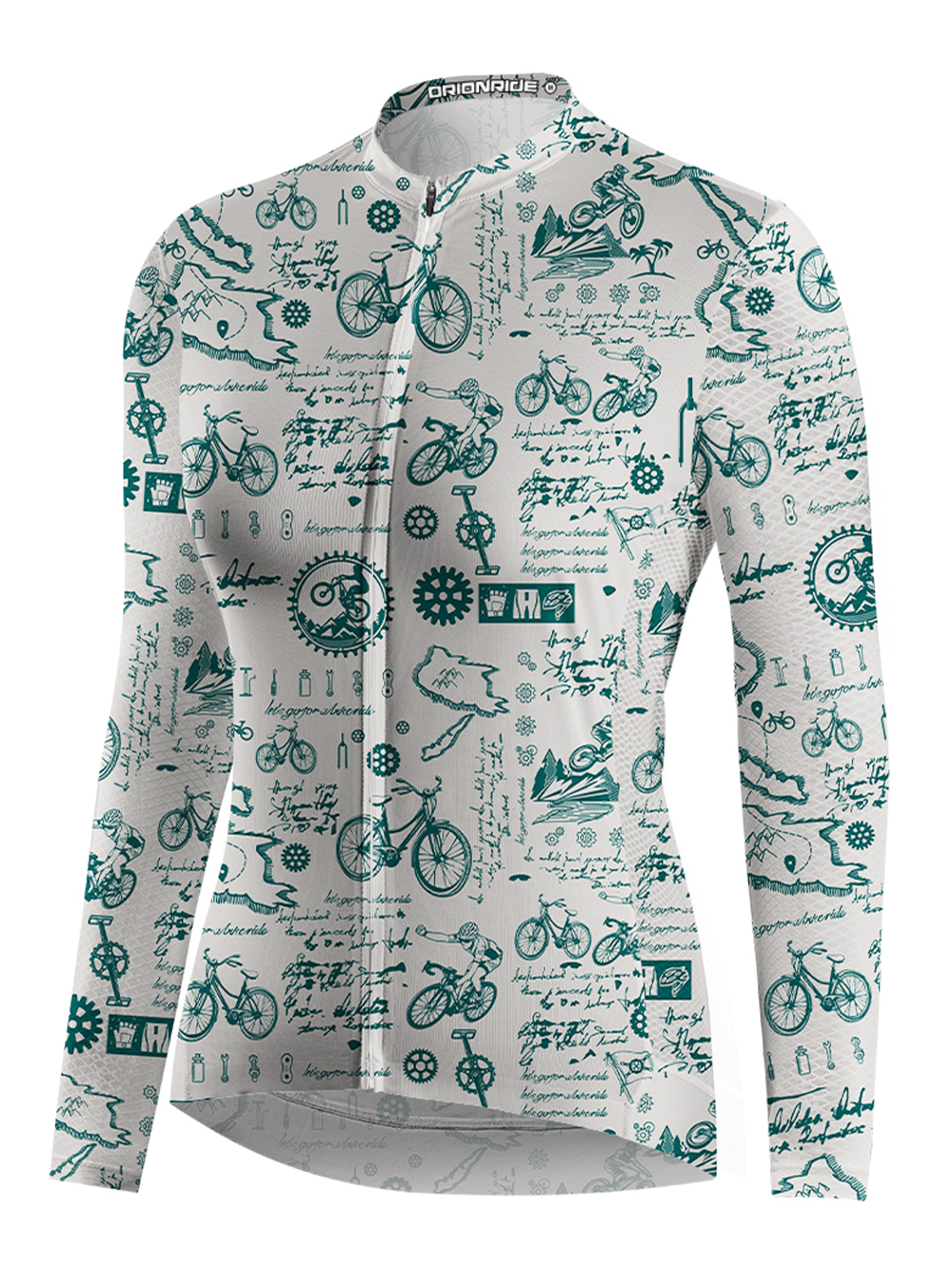 Orionride Cycling Diary Women's Long Sleeve Cycling Jersey