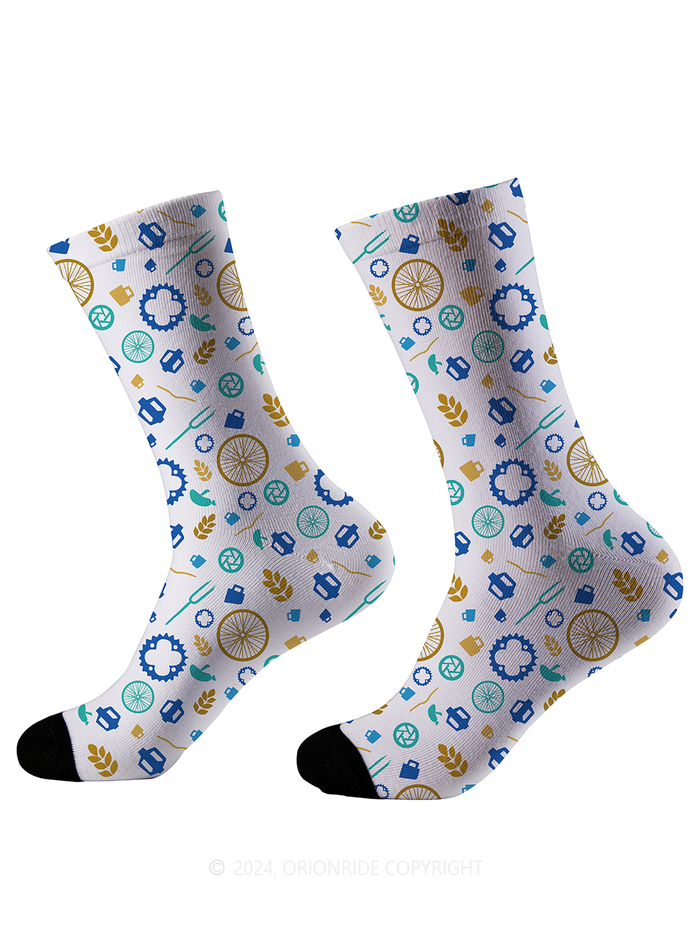 Orionride Abstract Parts Cycling Socks