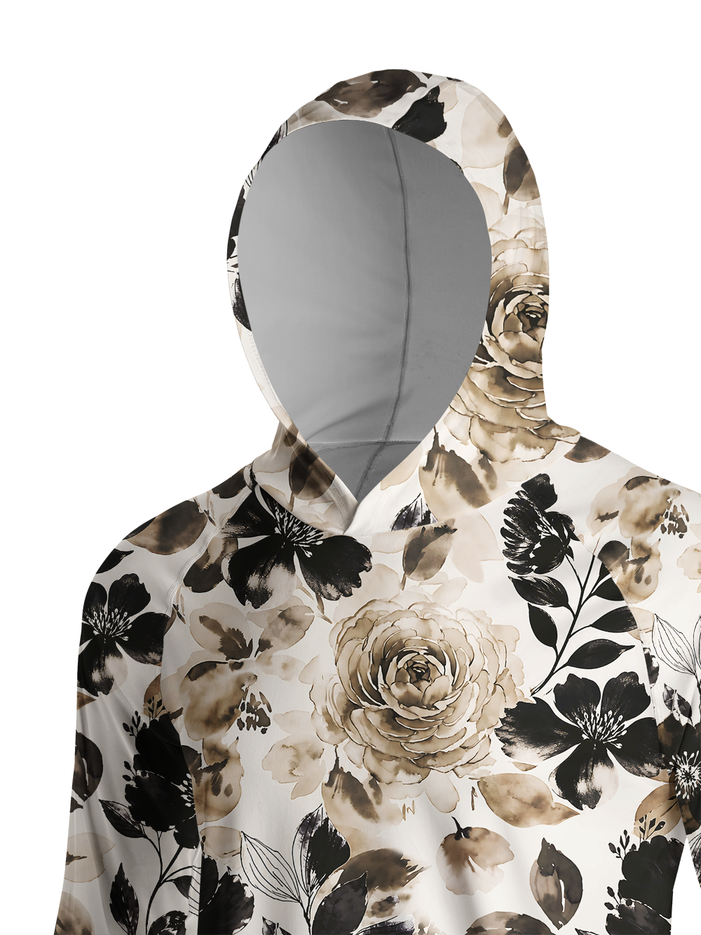 Orionride Ink Garden Long Sleeve Cycling Hoodie Shirt