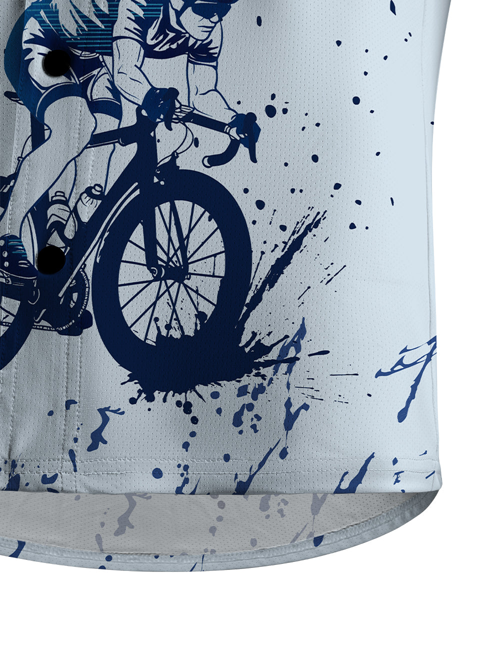 Orionride Ink Art Men's Stretchy Breathable Long Sleeve Gravel Shirt