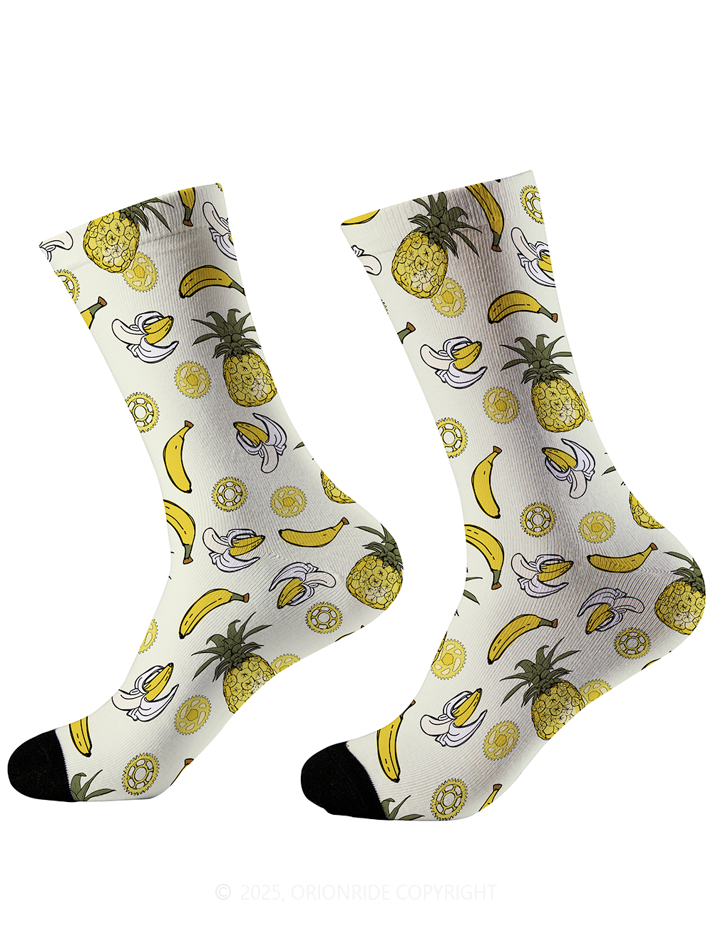 Orionride Pineapple Gear Cycling Socks