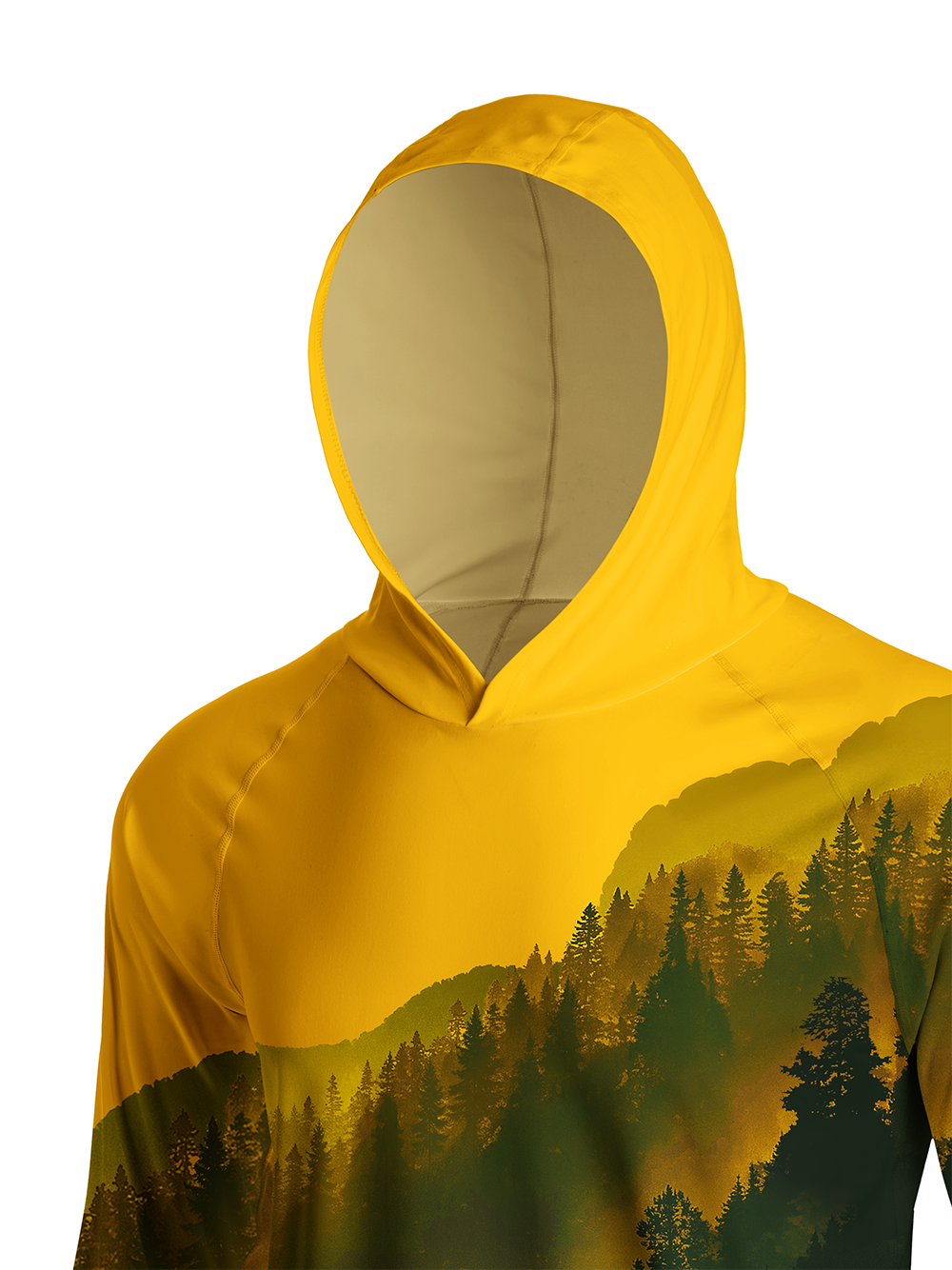 Orionride Noon Forest Long Sleeve Cycling Hoodie Shirt