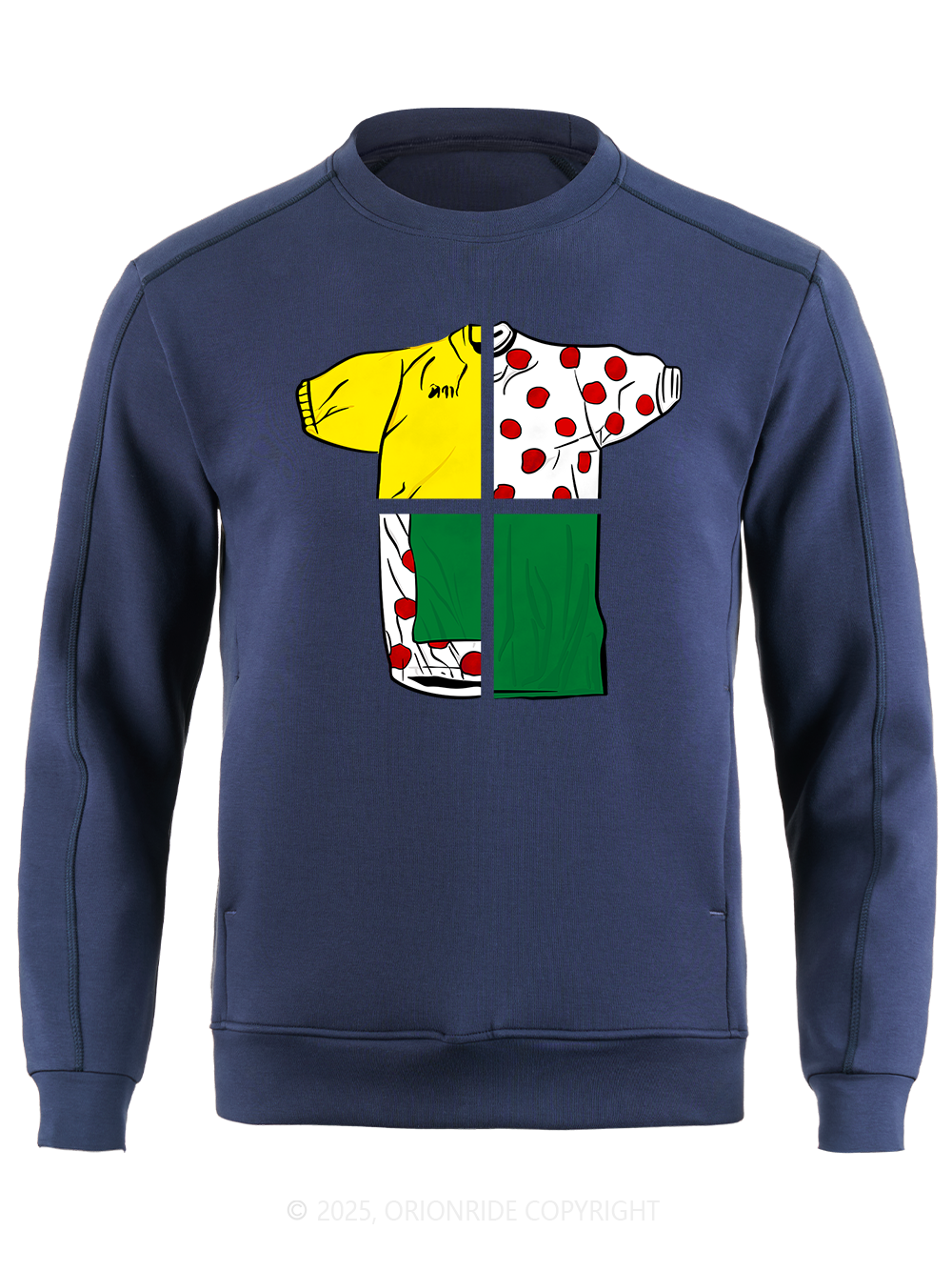 Orionride Champion Color Long Sleeve Bike Sweatshirt