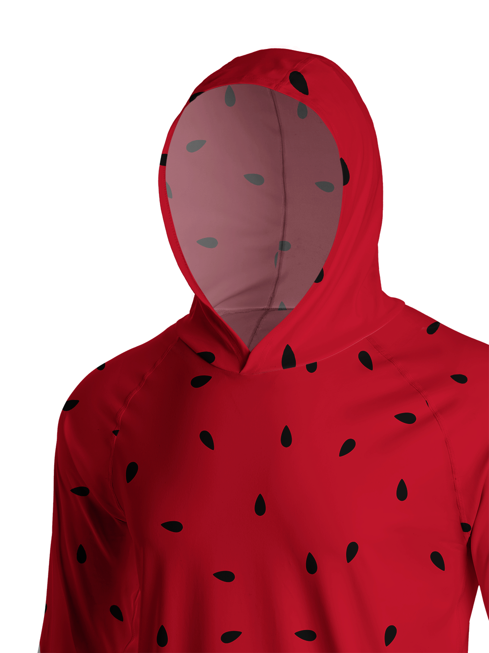 Orionride Watermelon Long Sleeve Cycling Hoodie Shirt