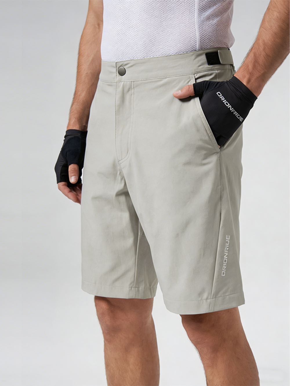 Orionride Multifunctional Sports Cycling Shorts Oatmeal