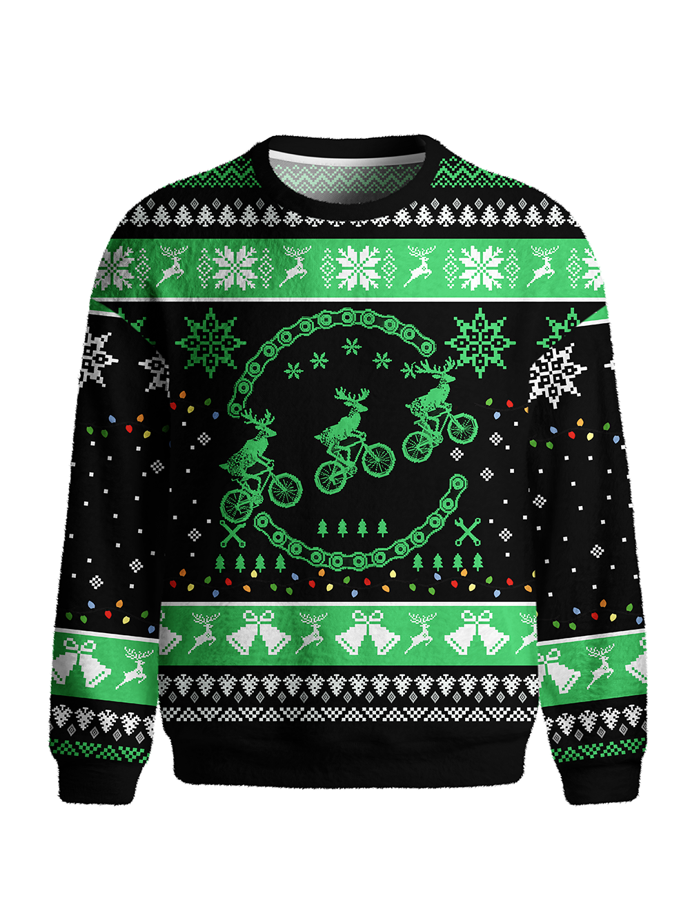 Orionride Reindeer Riding Men's Sweaters