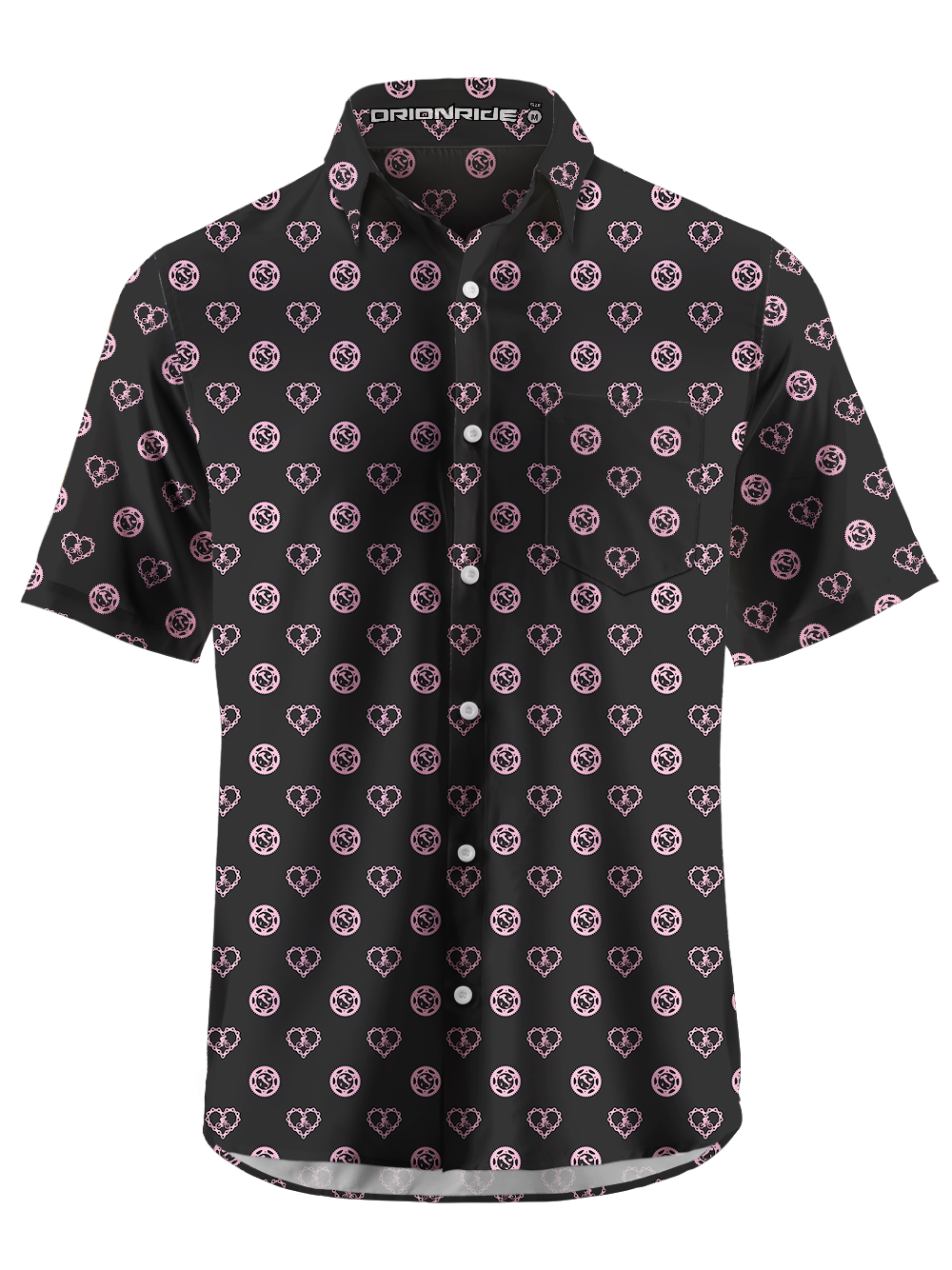 Orionride Heart Gear Zipper Pockets Ultra Lightweight Short Sleeves Gravel Shirt