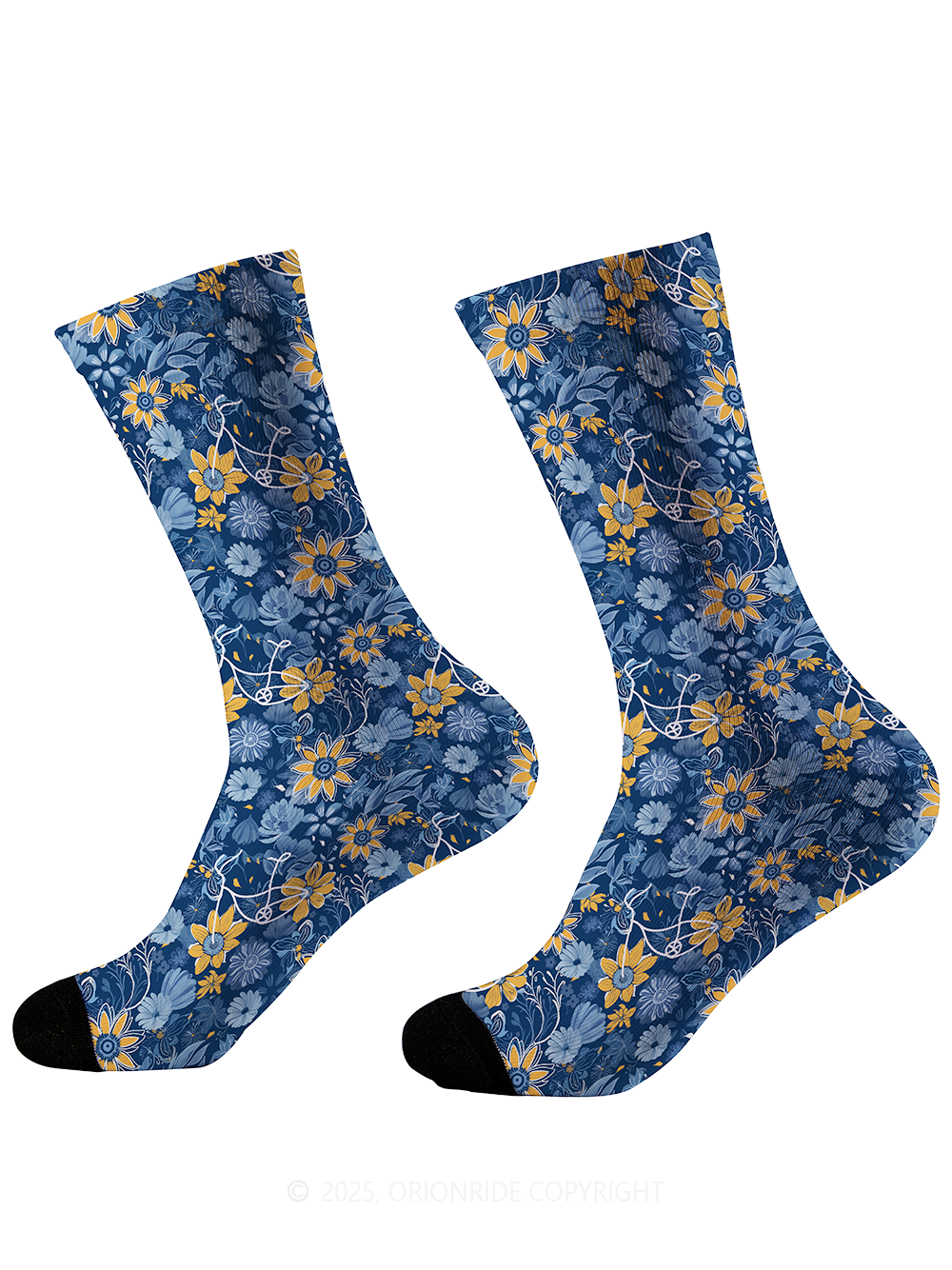 Orionride Flower Paradise Cycling Socks
