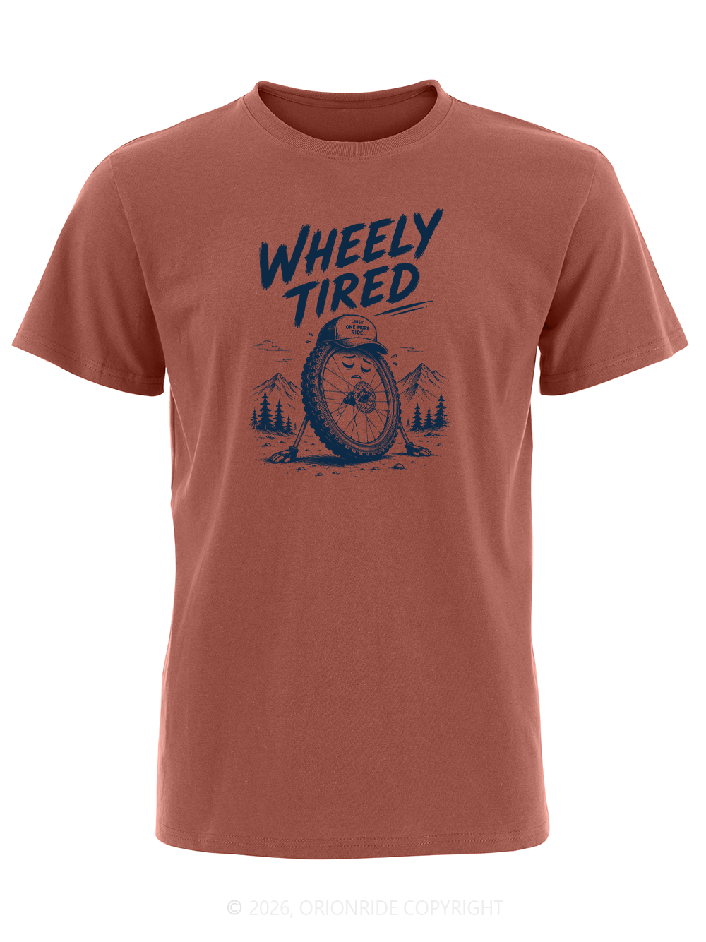 Orionride Wheely Tired Short Sleeves Bike T-Shirt