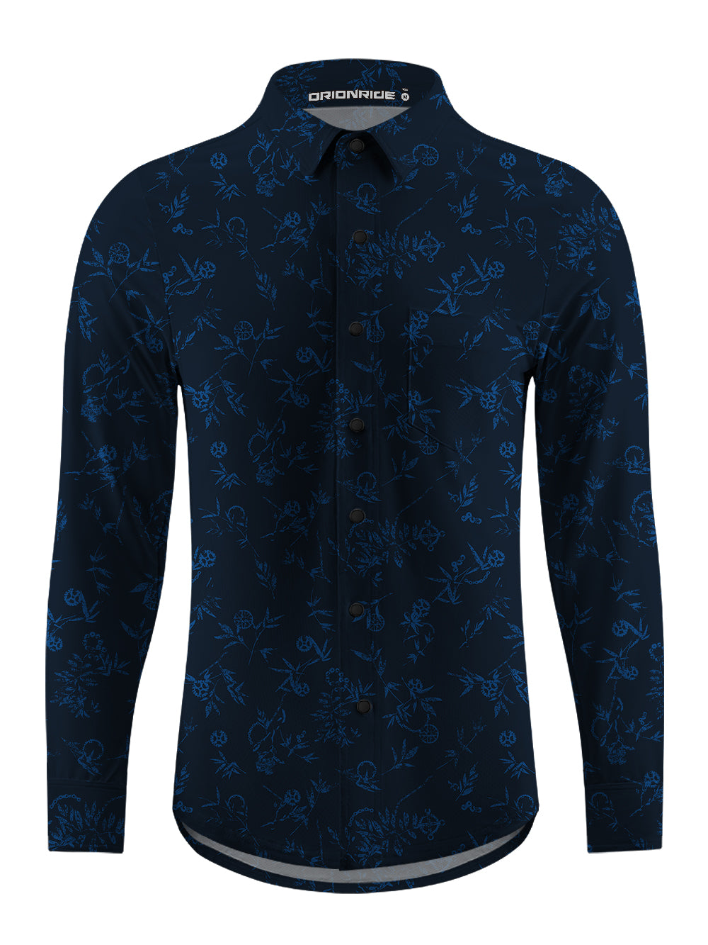 Orionride Leaf Stem Gear Men's Stretchy Breathable Long Sleeve Gravel Shirt