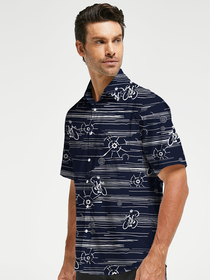 Orionride On The Expedition Zipper Pockets Ultra Lightweight Short Sleeves Gravel Shirt