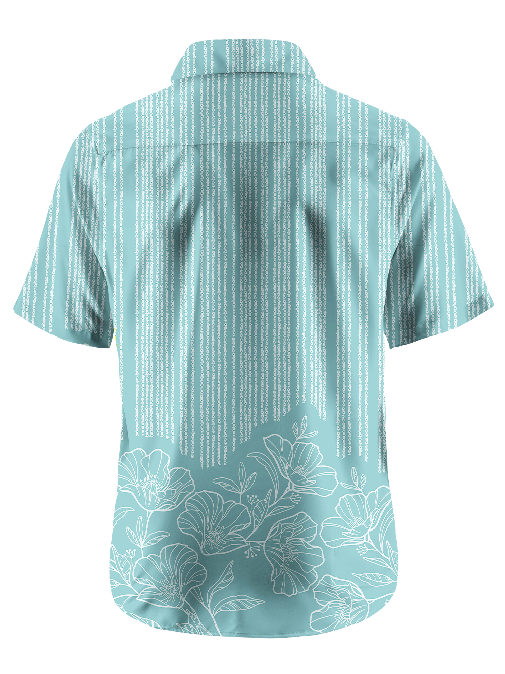 Orionride Chain Water Lilies Zipper Pockets Ultra Lightweight Short Sleeves Gravel Shirt