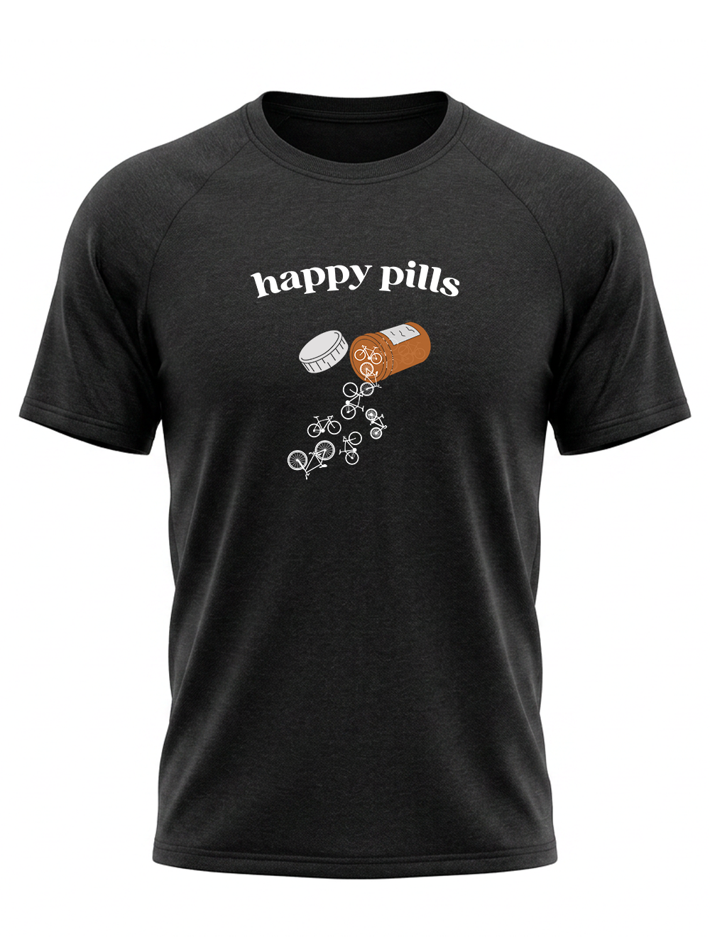 Orionride Happy Pills Short Sleeves Quick-Dry Training T-Shirt