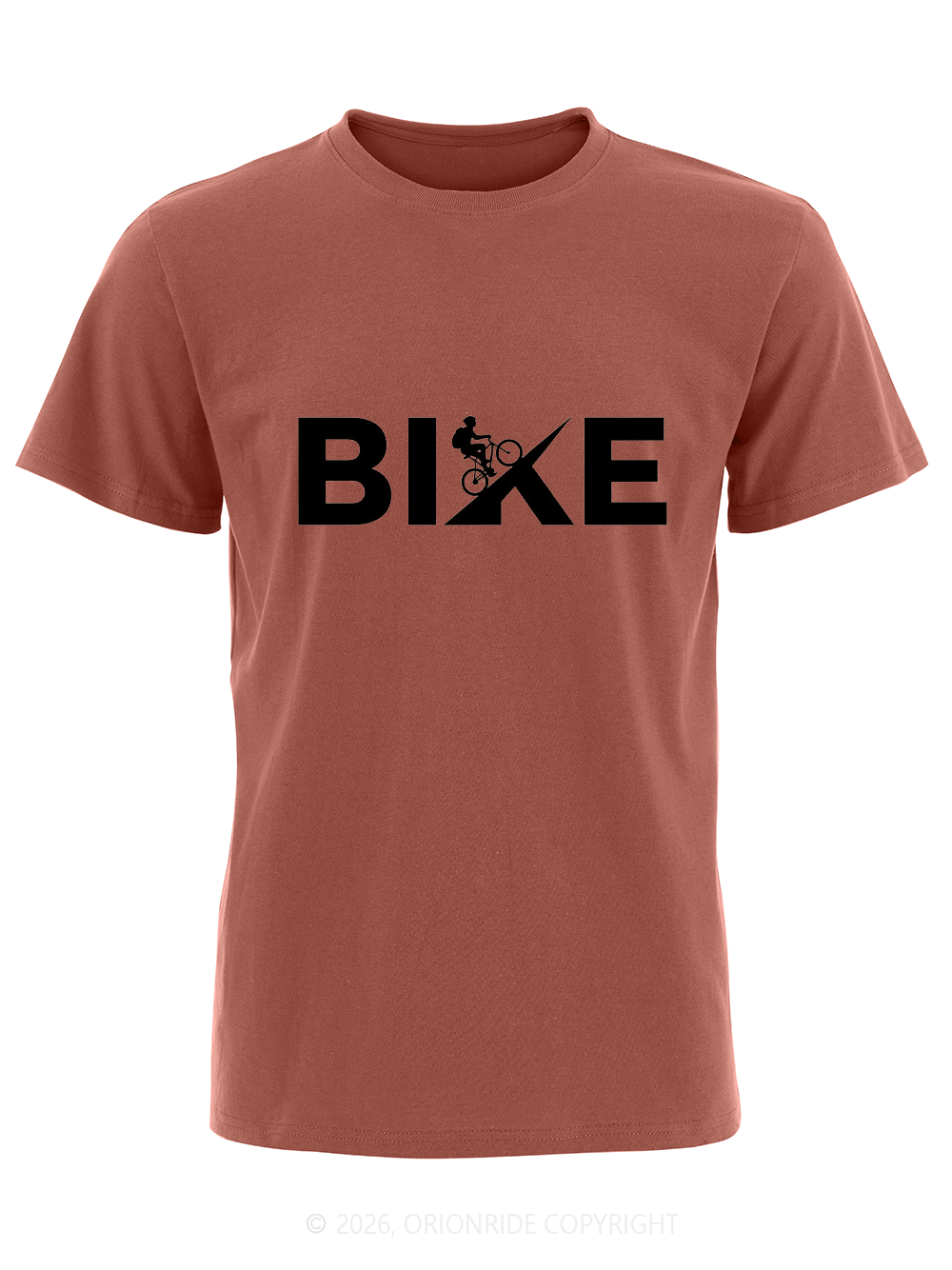 Orionride Letter Combinations Short Sleeves Bike T-Shirt