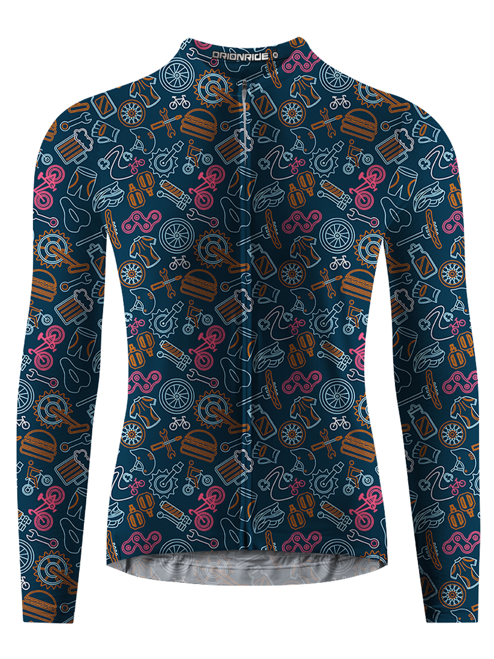 Orionride Weekend BBQ Long Sleeve Cycling Jersey