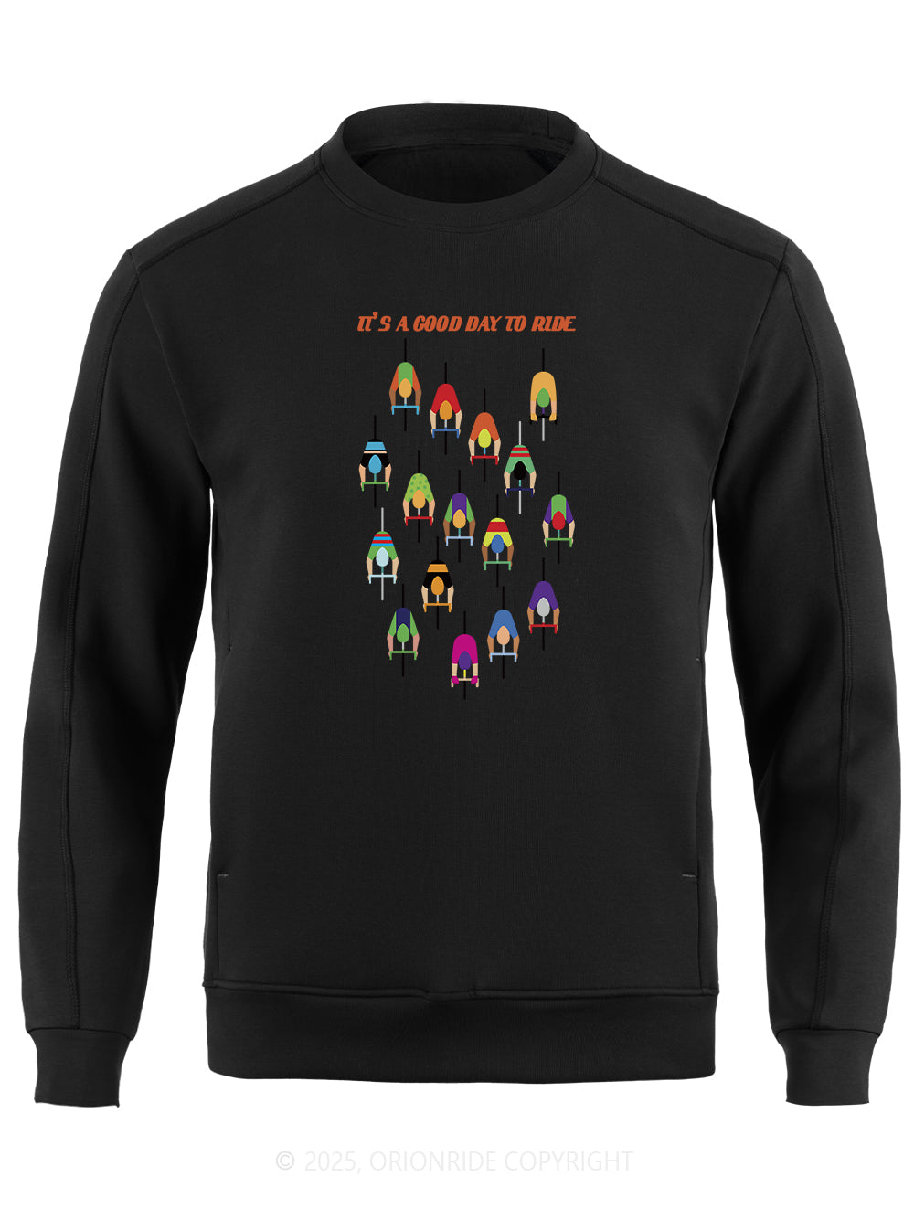 Orionride Good Day to Ride Long Sleeve Bike Sweatshirt