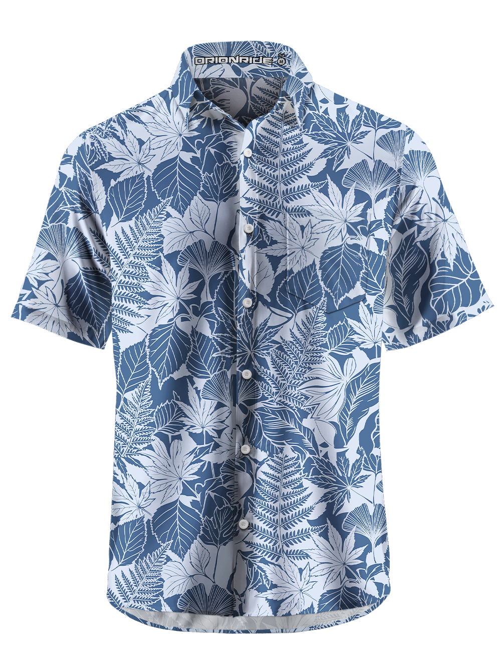 Orionride Leaf Collection Zipper Pockets Ultra Lightweight Short Sleeves Gravel Shirt