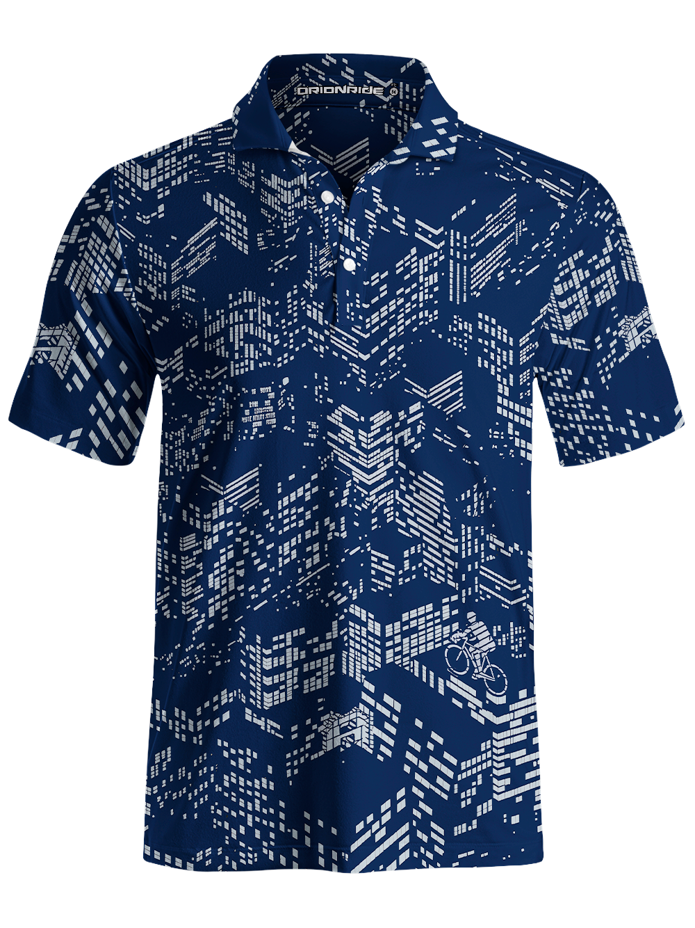 Orionride City Maze Men's Polo Shirt