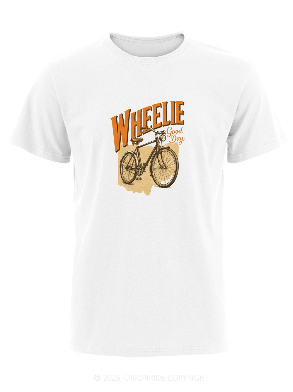 Orionride Vintage Solitude Cycle Short Sleeves Bike T-Shirt