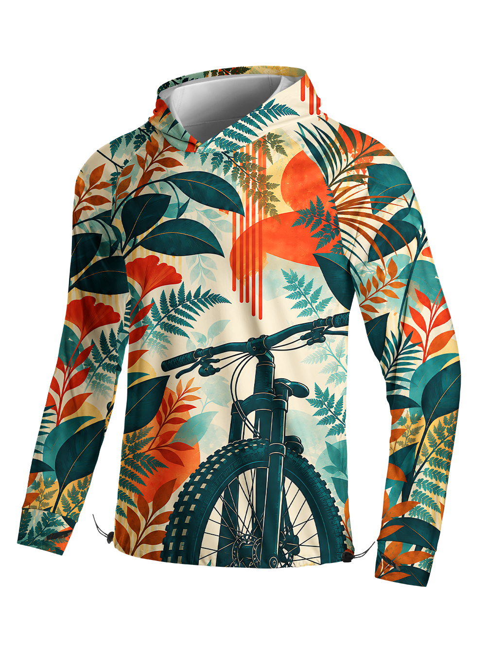 Orionride Canopy Perspective Long Sleeve Cycling Hoodie Shirt