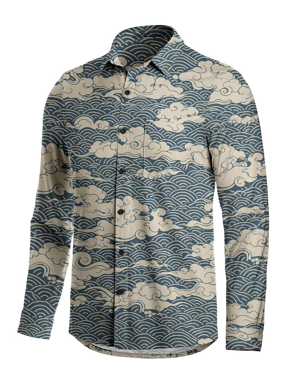 Orionride Above The Clouds Men's Stretchy Breathable Long Sleeve Gravel Shirt