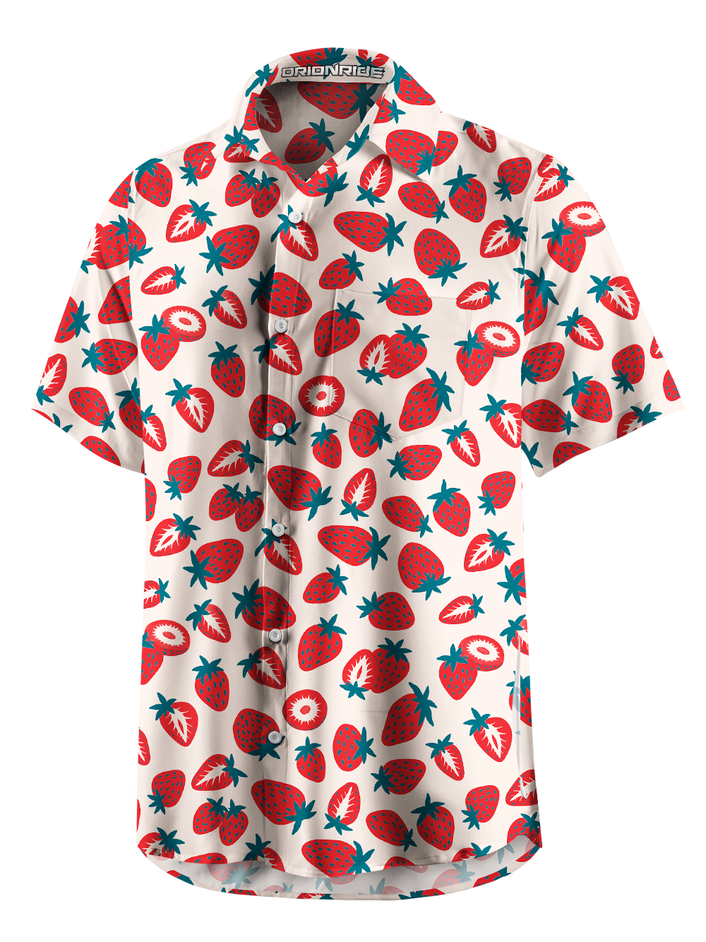 Orionride Berry Kinetic Zipper Pockets Ultra Lightweight Short Sleeves Gravel Shirt