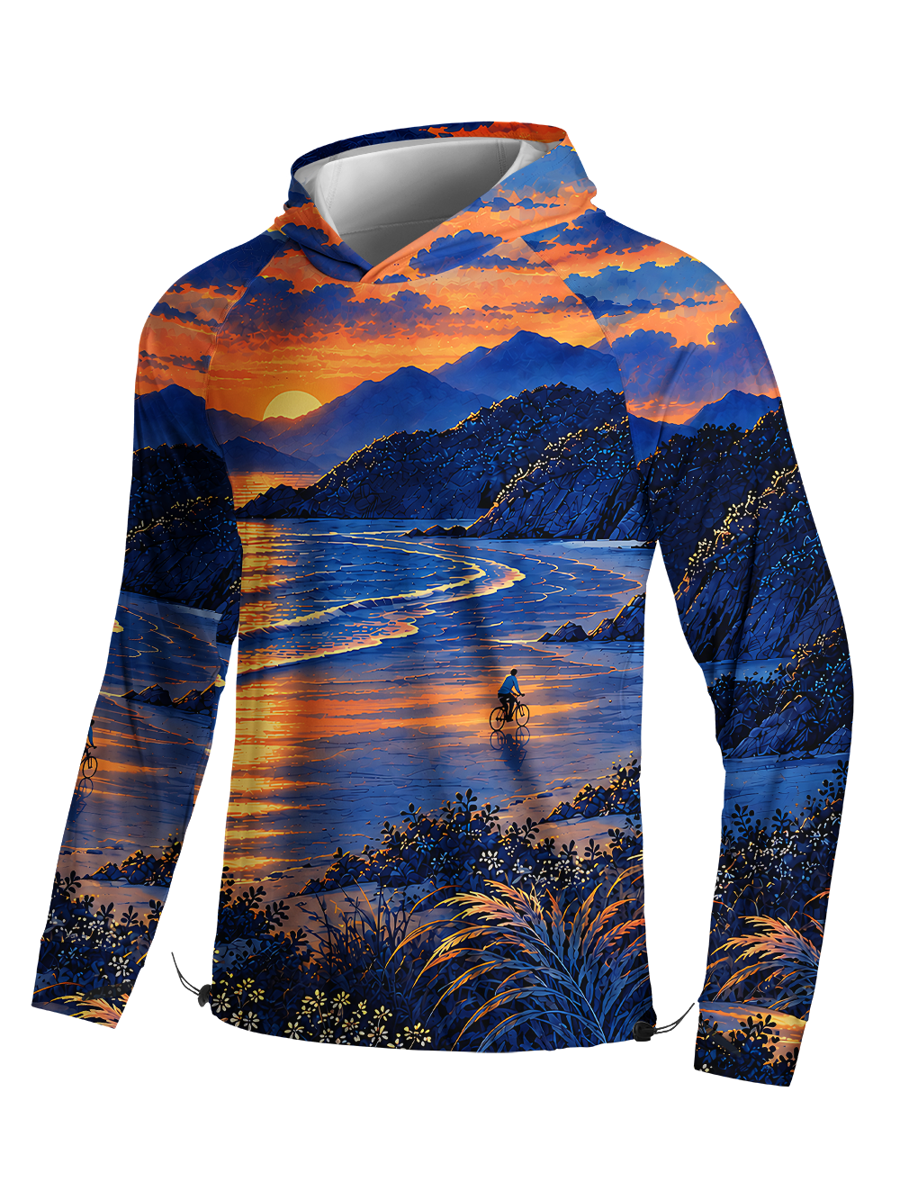Orionride Shoreline Long Sleeve Cycling Hoodie Shirt