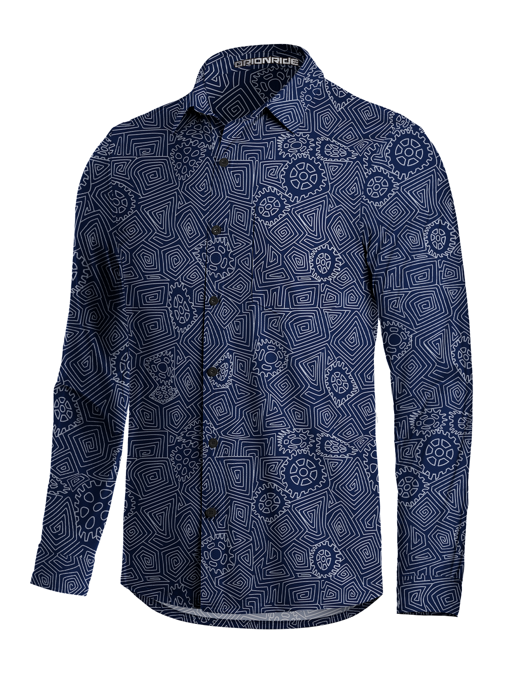 Orionride Precision Drive Men's Stretchy Breathable Long Sleeve Gravel Shirt