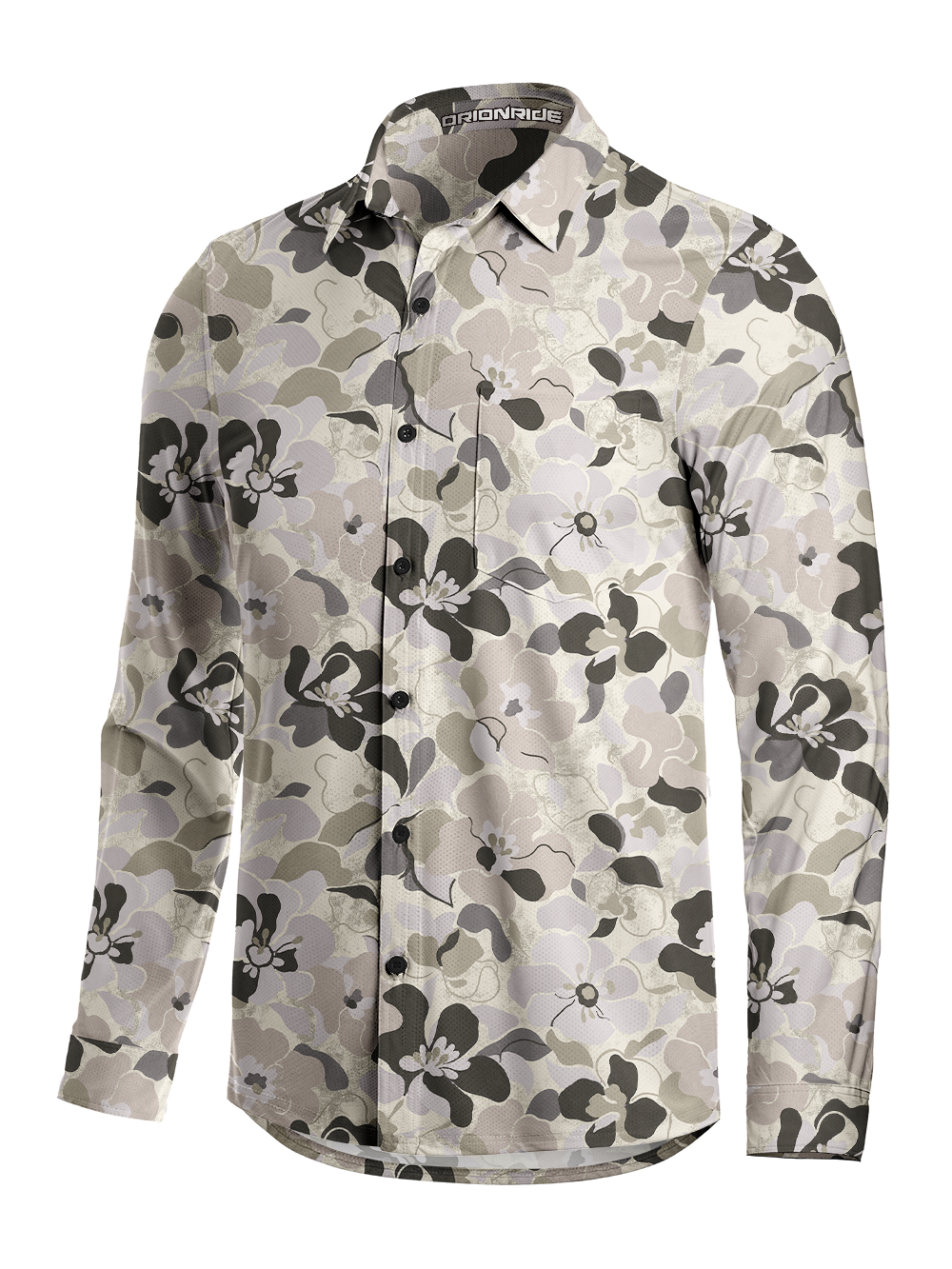 Orionride Twilight Garden Men's Stretchy Breathable Long Sleeve Gravel Shirt
