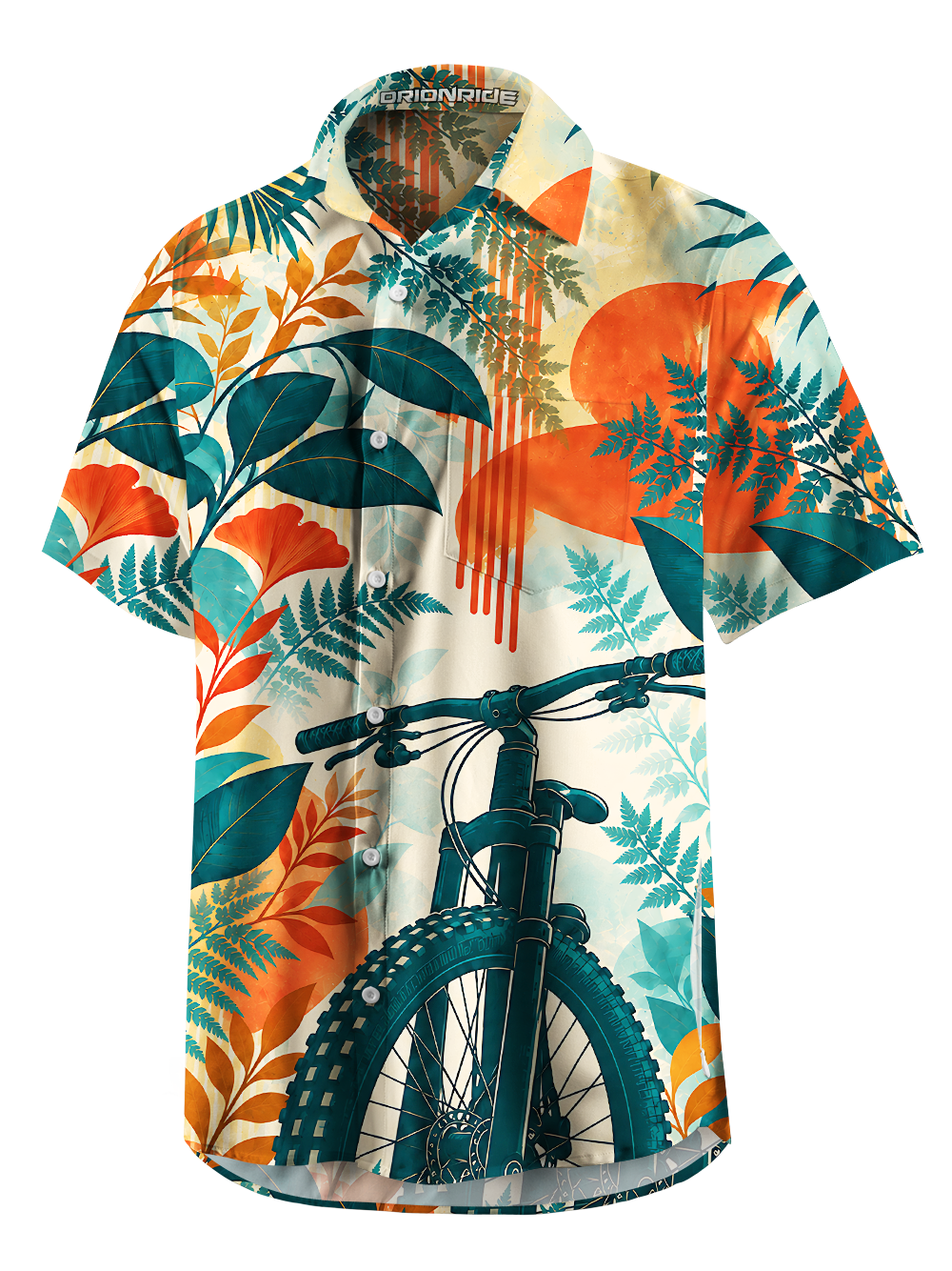 Orionride Canopy Perspective Zipper Pockets Ultra Lightweight Short Sleeves Gravel Shirt