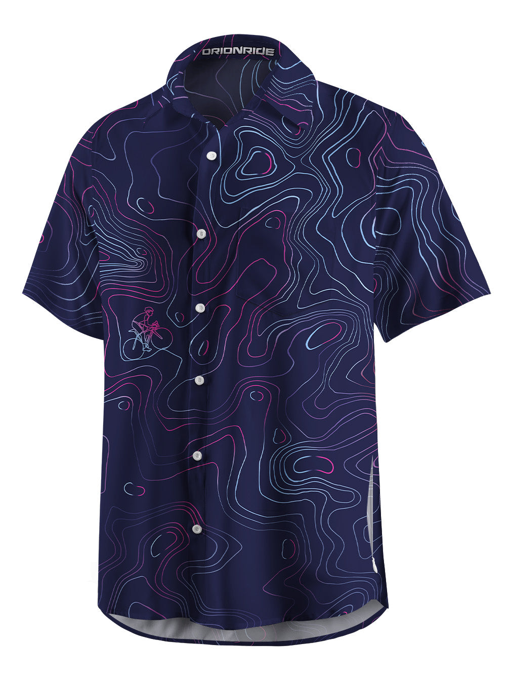 Orionride Contour Ride Zipper Pockets Ultra Lightweight Short Sleeves Gravel Shirt
