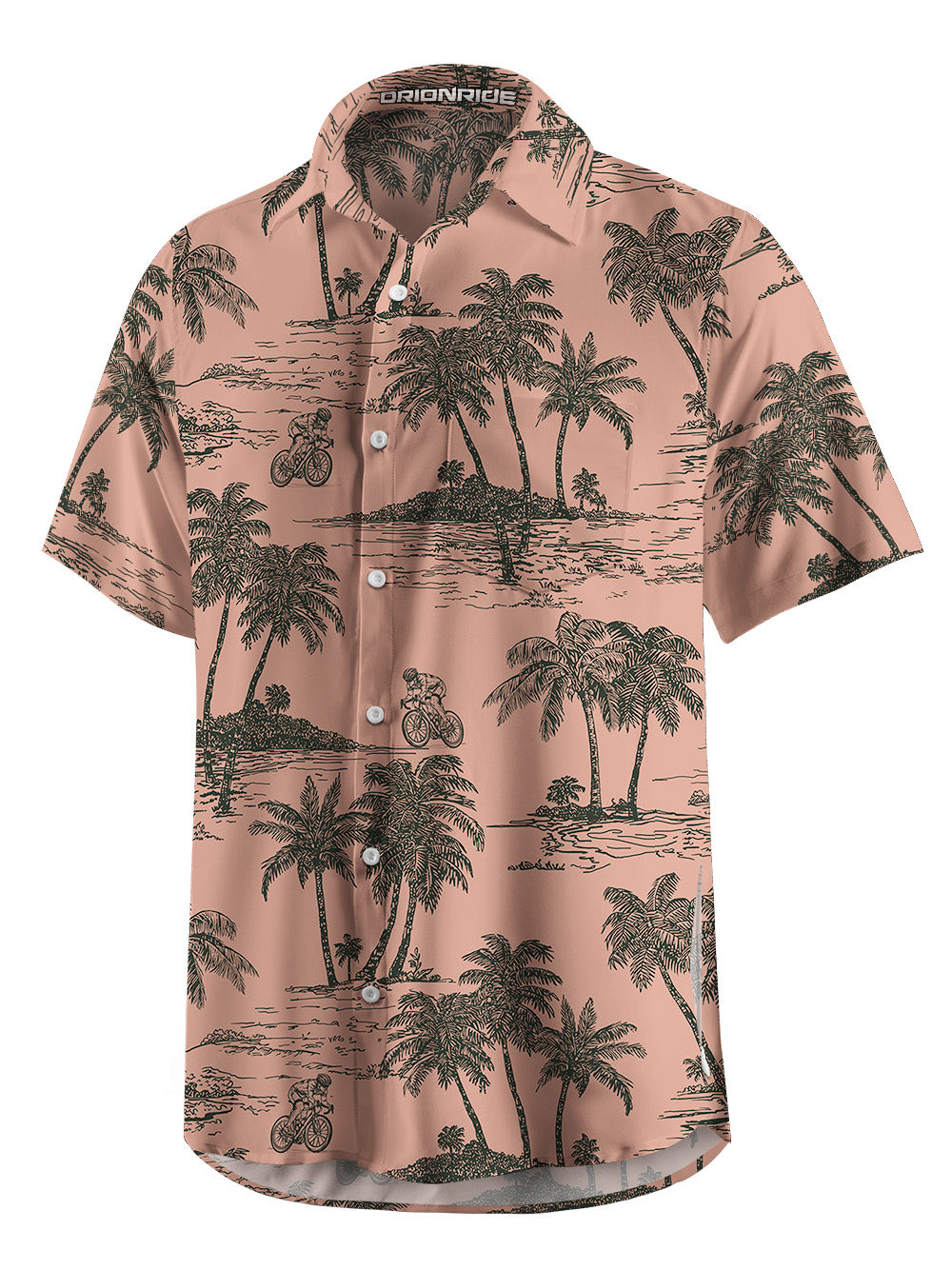 Orionride Travel Memories Zipper Pockets Ultra Lightweight Short Sleeves Gravel Shirt