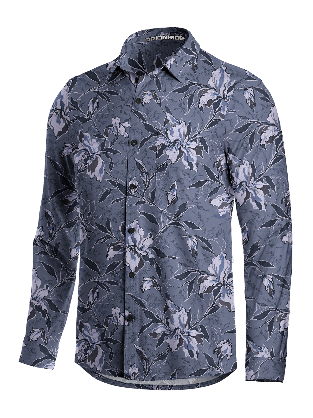Orionride Gentle Lily Men's Stretchy Breathable Long Sleeve Gravel Shirt