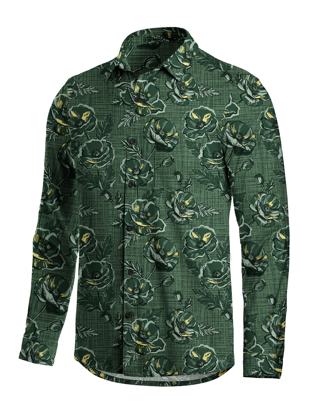 Orionride Night Anemone Men's Stretchy Breathable Long Sleeve Gravel Shirt