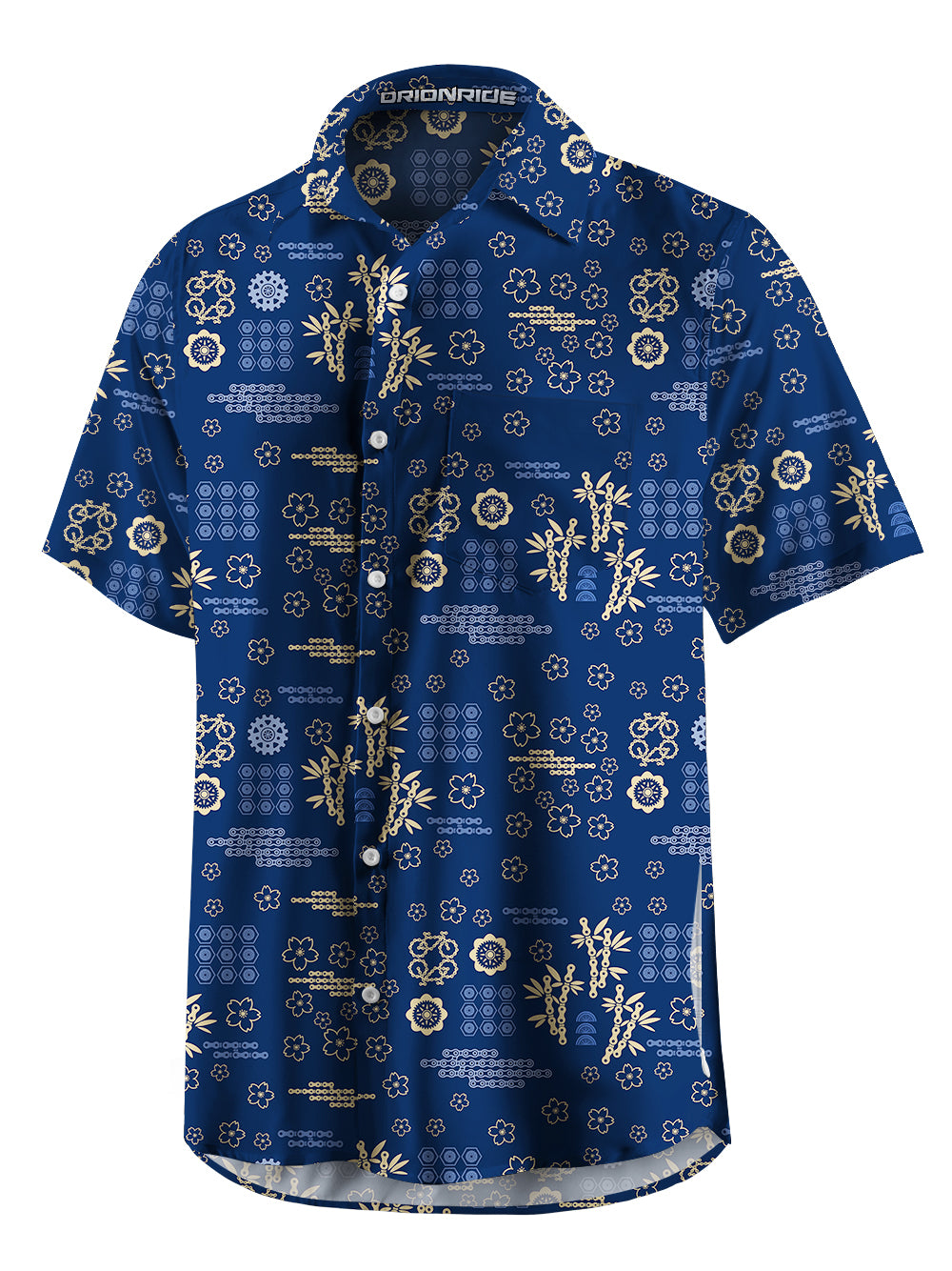 Orionride Bamboo Gear Zipper Pockets Ultra Lightweight Short Sleeves Gravel Shirt