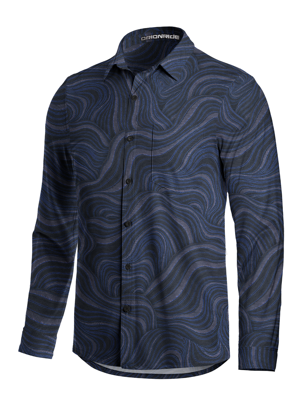 Orionride Endless Trails Men's Stretchy Breathable Long Sleeve Gravel Shirt