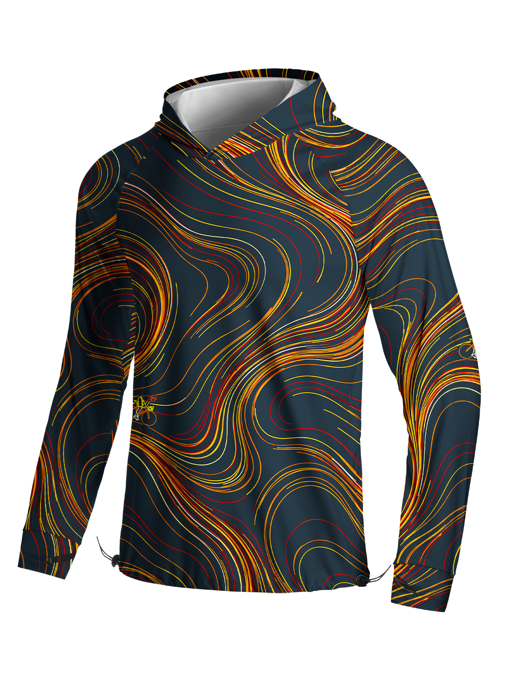 Orionride Aero Flux Long Sleeve Cycling Hoodie Shirt